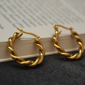 Gold Hoop Earrings