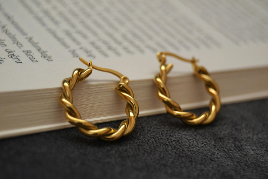 Gold Hoop Earrings