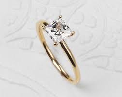 Gold Diamond Engagement Ring