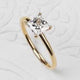 Gold Diamond Engagement Ring